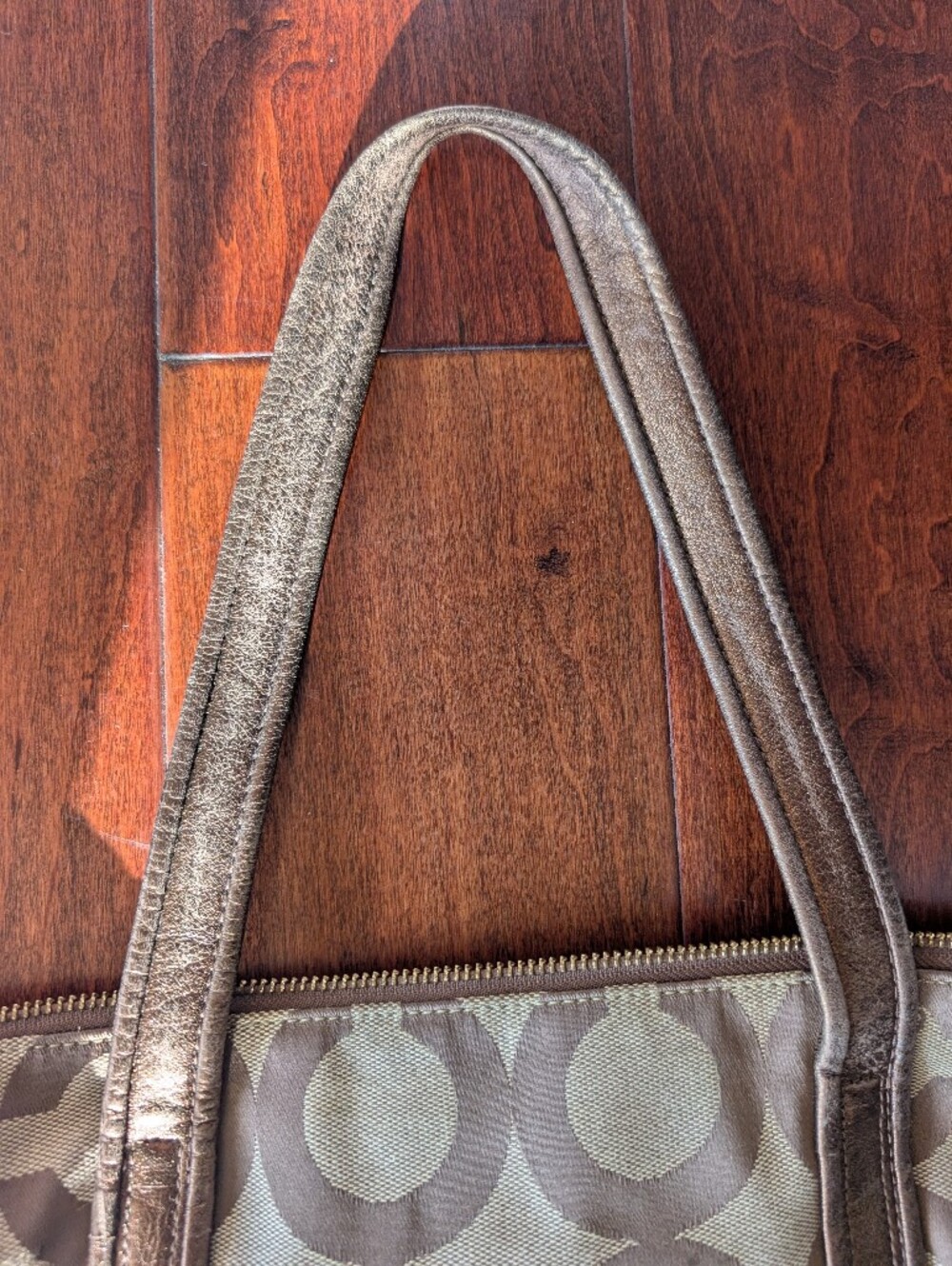 Authentic Coach Poppy Op Art Glam Tote 2009 Y2K Vintage Tote - Picture 11 of 11